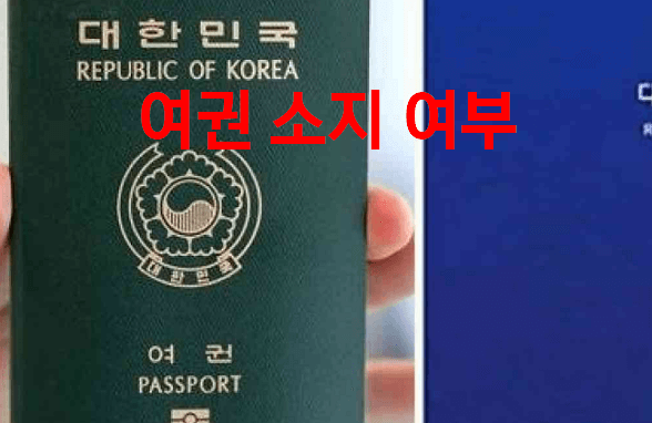 [최신] 해외여행시 여권 소지 및 사본(캡쳐)에 대한 진실