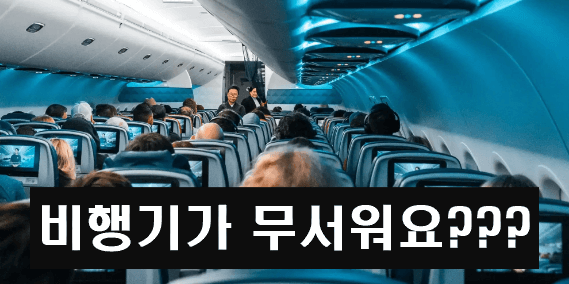 비행기 공포증을 없애는 방법 (통계를 비교해 보면 안전)