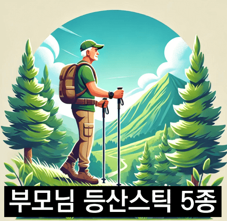 부모님의 건강을 지키는 최고의 선물, 등산스틱 5종